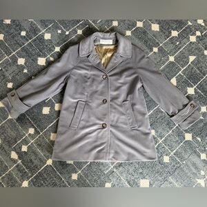 Vintage Wellington Kashmiracle Women's Gray Pea Coat